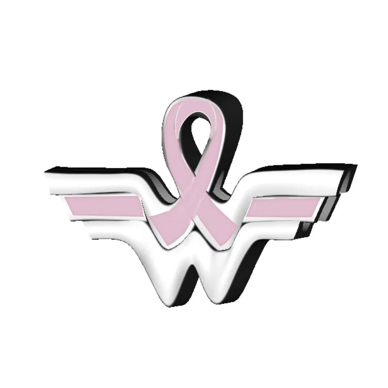 Cancer Hope Heart Bead Charm