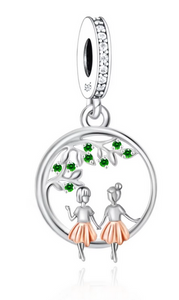 Two Sister Dangle Charm