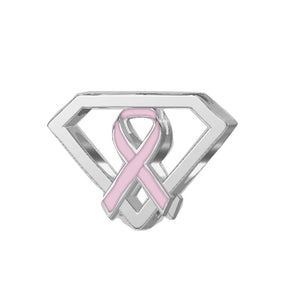 925 Sterling Silver Cancer Superhero Bead Charm