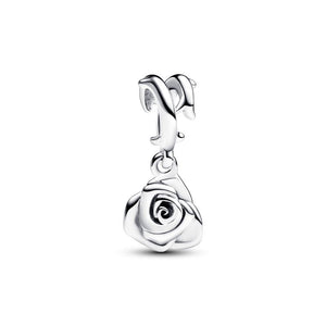 Rose in Bloom Bead Charm