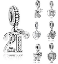 Load image into Gallery viewer, 21 -60 Years old Dangle Charm
