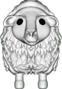 Custom Sheep Charm