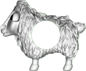 Custom Sheep Charm