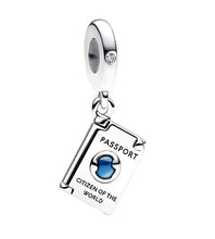 Load image into Gallery viewer, Passport Citizen of the World &quot;Dream Land&quot; Dangle Charm
