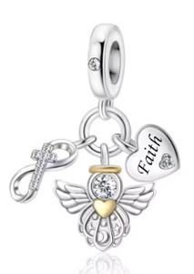 Faith Angel Charm