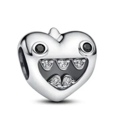 Mum's Monster Heart Charm