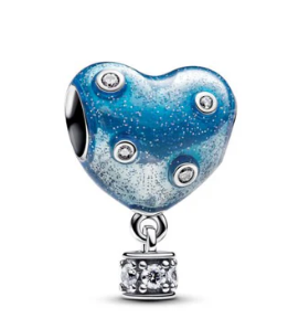 Blue Hot Air Balloon Charm