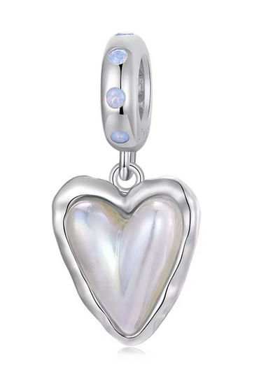 Aurora Heart Dangle Charm