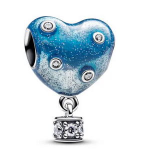 Blue Balloon Dreams Come True Charm