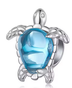 Blue Turtle Charm