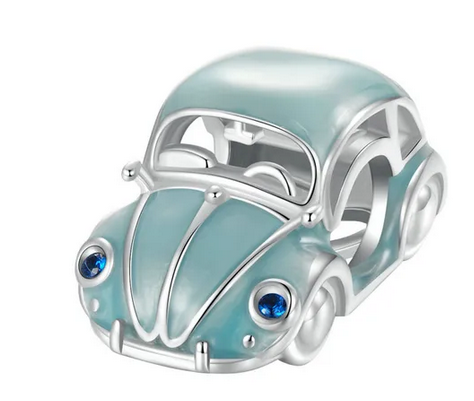 Blue Beatle Car Charm