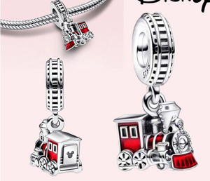"Disney Red Train"Dangle Charm
