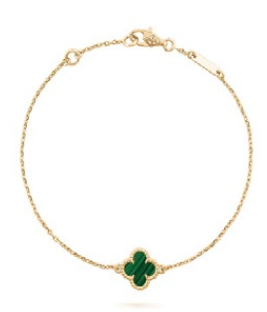 Clover Gold Green Bracelet