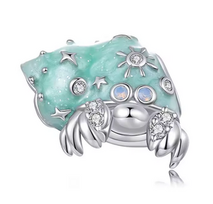 Green Hermit Crab Charm