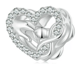 Classic Heart Shaped Infinite Love Charm