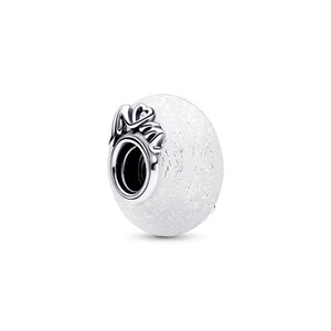 Love Mom Murano Glass Bead Charm
