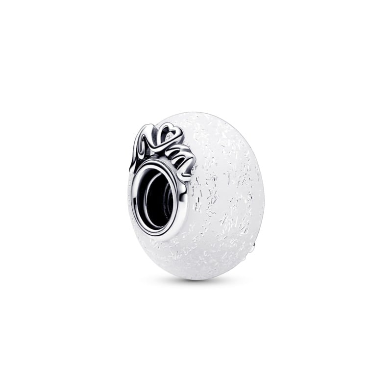 Love Mom Murano Glass Bead Charm