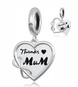 Thanks Mom Dangle Charm