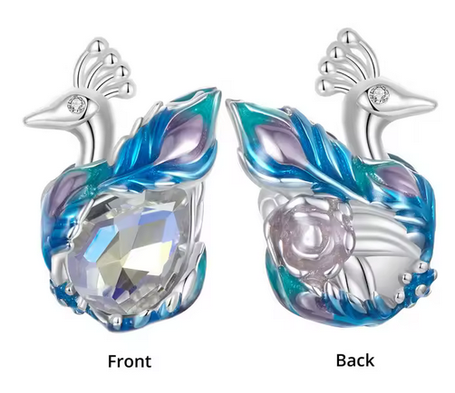 Peacock Charm