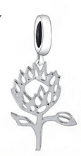 Load image into Gallery viewer, SA Protea Flower Dangle Charm
