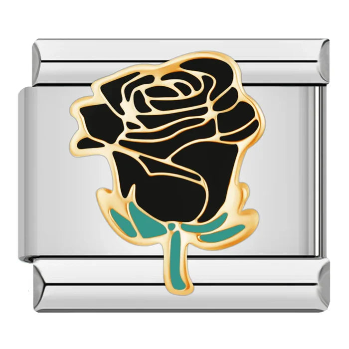Black Rose Charm