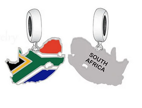 Enamel SOUTH Africa Dangle Charm