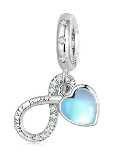 Infinity Sister Dangle Charm