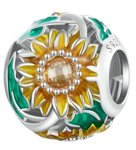 Sun Flower Charm