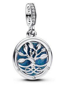 Glow-in-the-dark Infinity Tree Double Dangle Charm