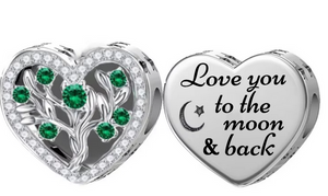 Tree Heart Charm