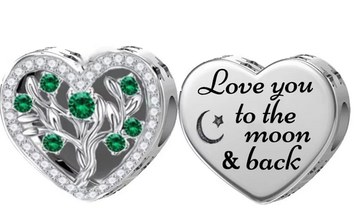 Tree Heart Charm