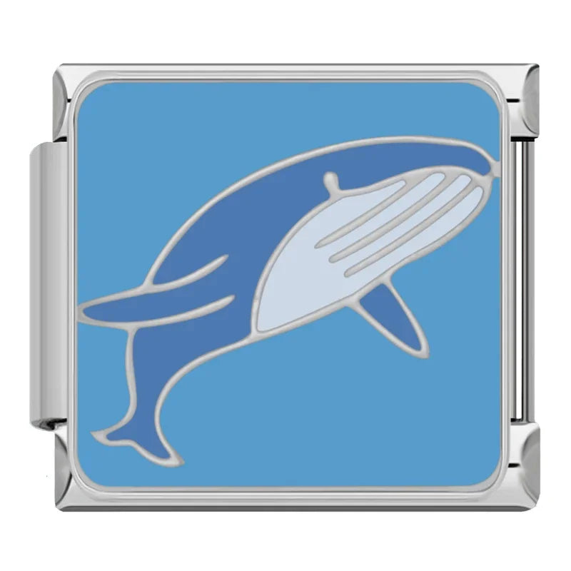 Blue Whale Charm