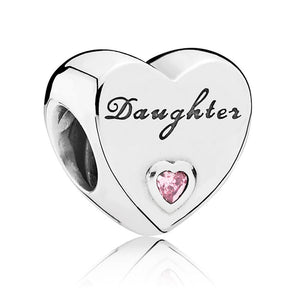 Daughter Heart Charm