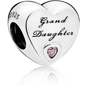 Grand Daughter Heart Charm