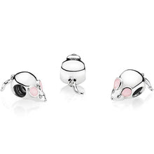 Load image into Gallery viewer, Cute Mouse Pink Ears Charm
