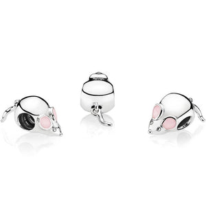 Cute Mouse Pink Ears Charm