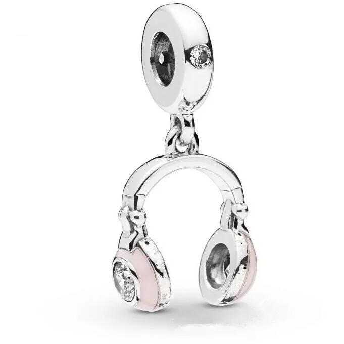 925 Sterling Silver Headphones Charm