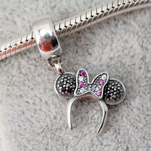 Load image into Gallery viewer, 925 Sterling Silver MINNIE MOUSE HEADBAND Charm
