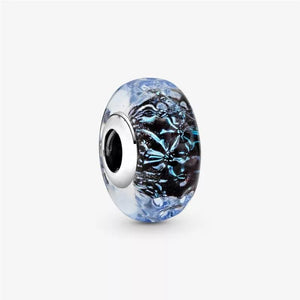 Deep Blue Sea Murano Glass Ocean Bead Charm