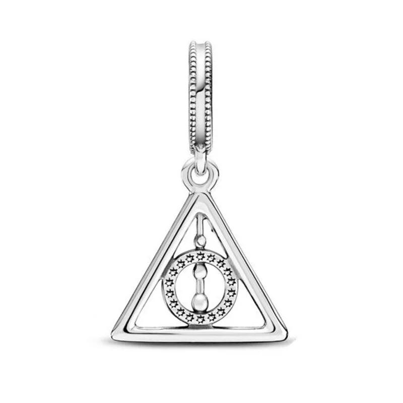 925 Sterling Silver Harry Potter Deathly Hallows  Charm