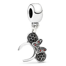 Load image into Gallery viewer, 925 Sterling Silver MINNIE MOUSE HEADBAND Charm
