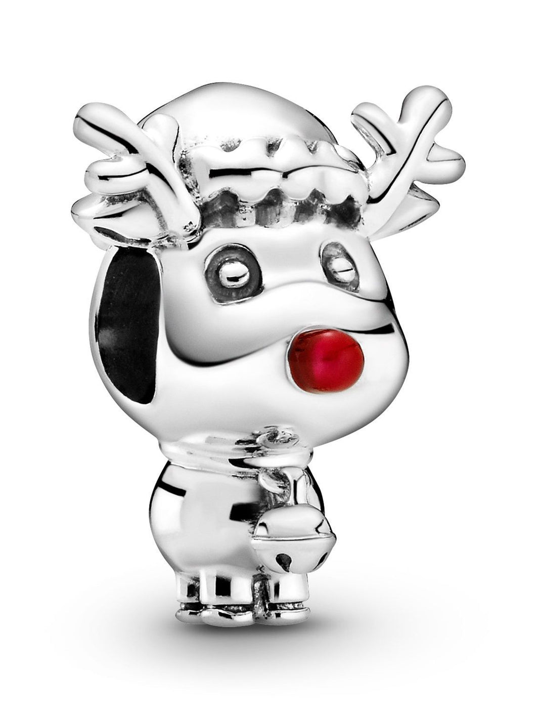 925 Sterling Silver Christmas Reindeer Bead Charm