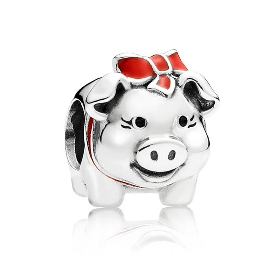 925 Sterling Silver Piggy Bank Charm