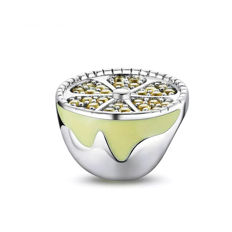 925 Sterling Silver Lemon Charm