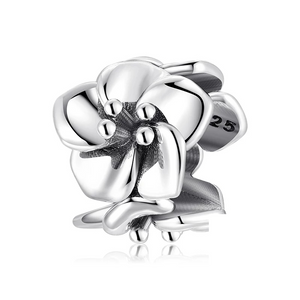 925 Sterling Silver Flower Spacer