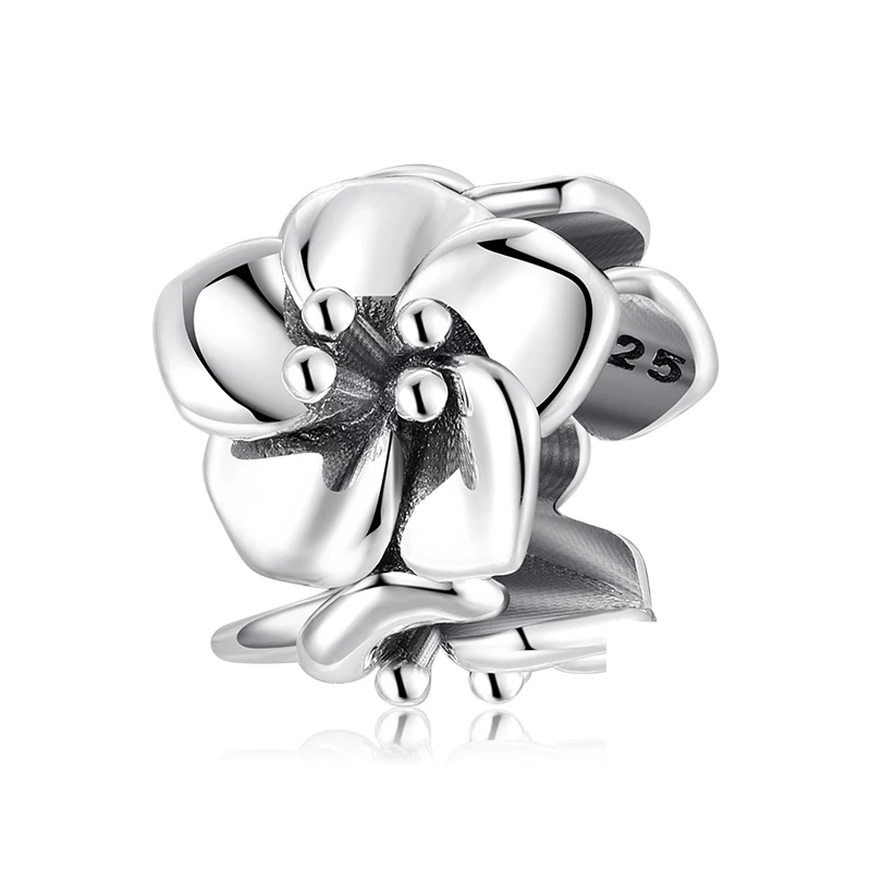 925 Sterling Silver Flower Spacer