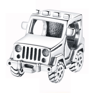 925 Sterling Silver Jeep Bead Charm Charm ing Jewellery