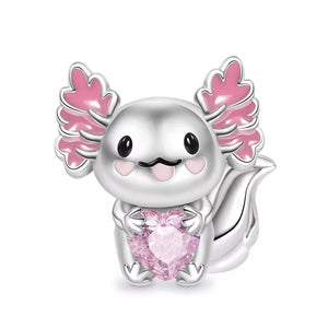 925 Sterling Silver Salamander Bead Charm