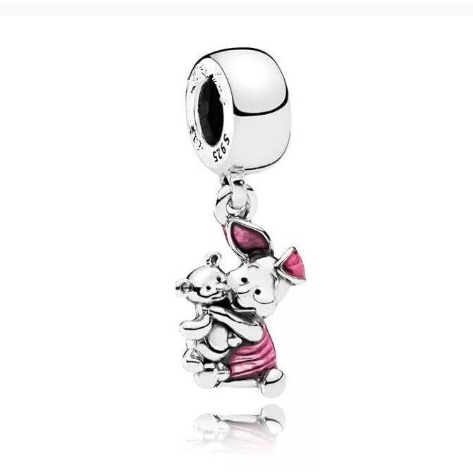 925 Sterling Silver Piglet Charm
