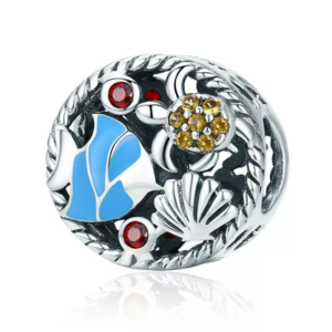 925 Sterling Silver Ocean Life Bead Charm
